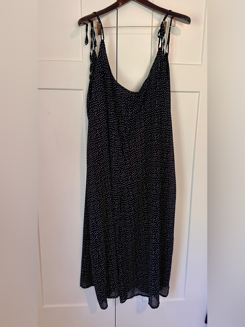 Navy Plus Size Spaghetti Strap Wide‎ Leg Romper 5XL